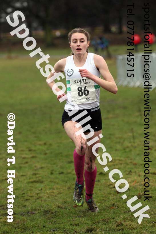 Womens under-20a  Northern Cross Country, Knowsley Safari Park. Photo: David T. Hewitson/Sports for All Pics